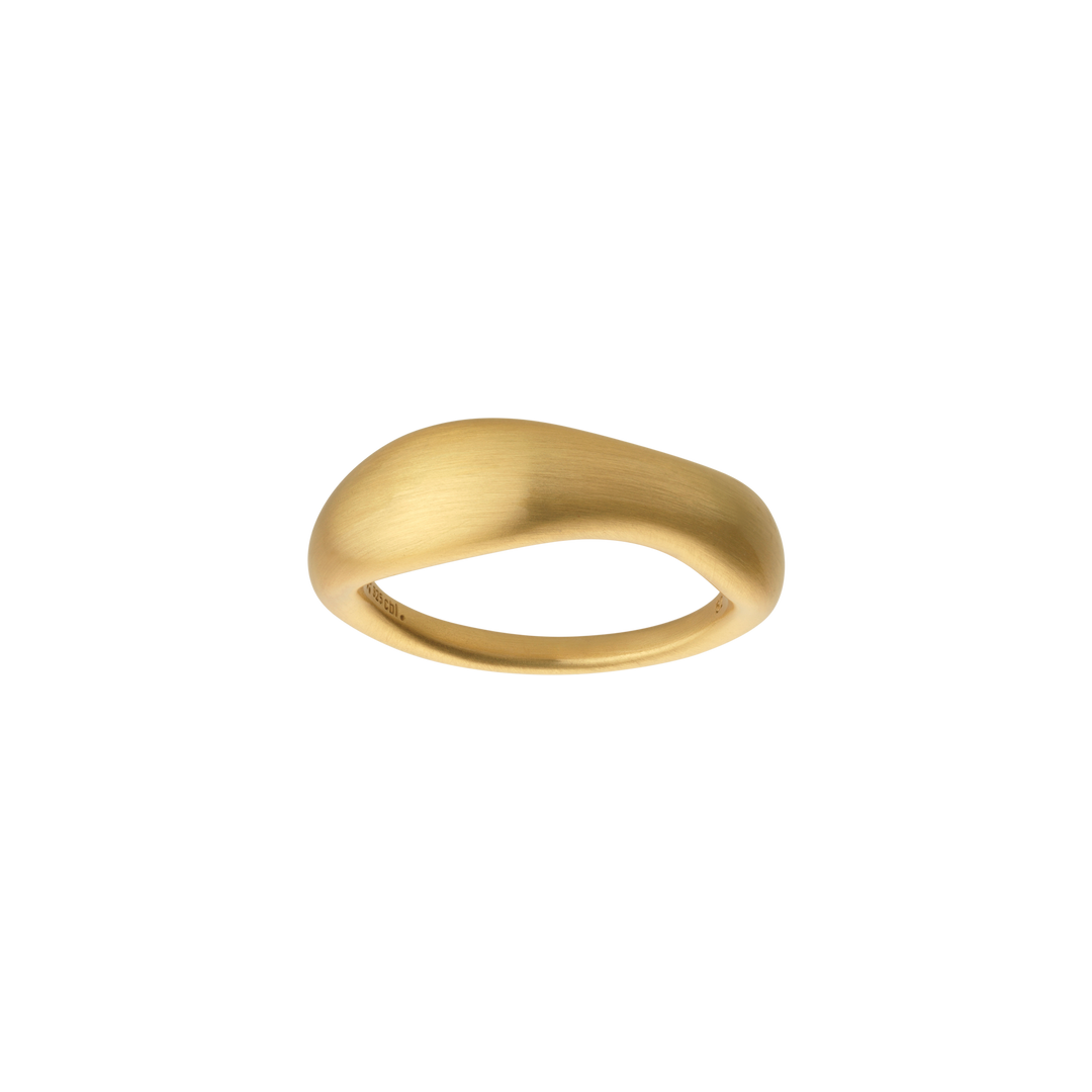 byBiehl - Ocean Flow ring, forgyldt sølv - 5-4201-GP