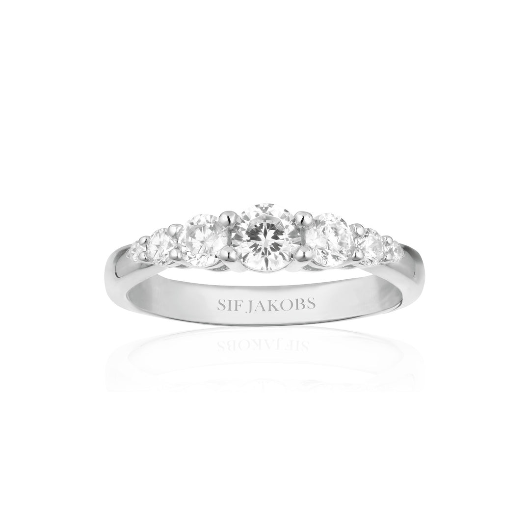 Sif Jakobs - Belluno ring i sølv fra Sif Jakobs - r42126-cz-ss