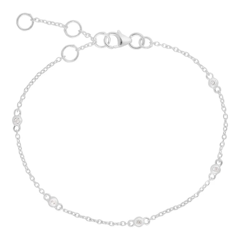 Bykjærgaard - Earth armbånd i sølv med topaser - eabs1173wt