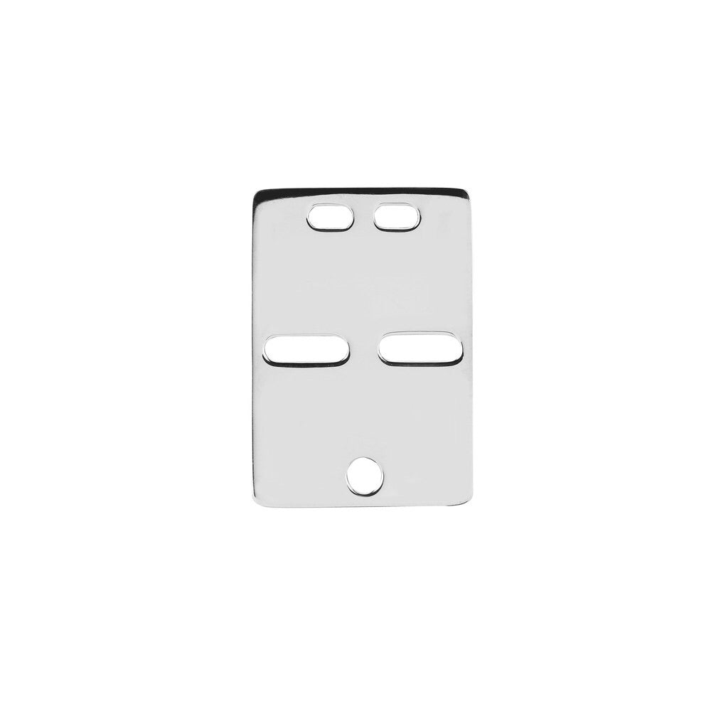 Lund Copenhagen - Id-plade sølv til gravering, 22x32mm - 908668