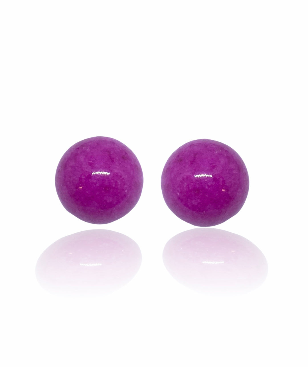 K&Z - Pink perle ørestikker 10mm