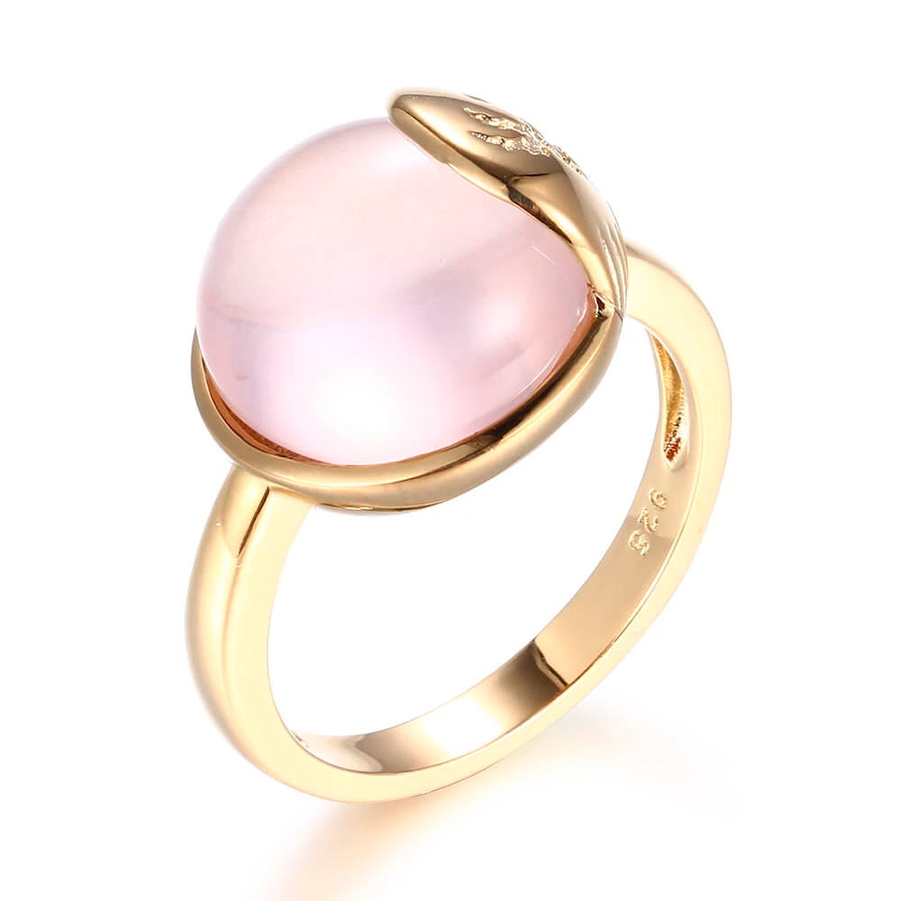A Pure Mind - Tro ring med rosakvarts - TRRG-RQ