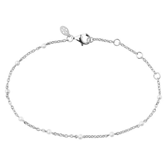 Sølv armbånd med perler ferskvands scarlet scarlett by biehl bybiehl