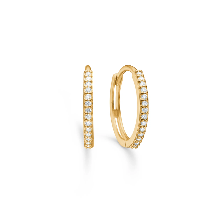 Mads Z - Lumina 14 kt. creoler med 0,14 ct. brillanter - 1511085