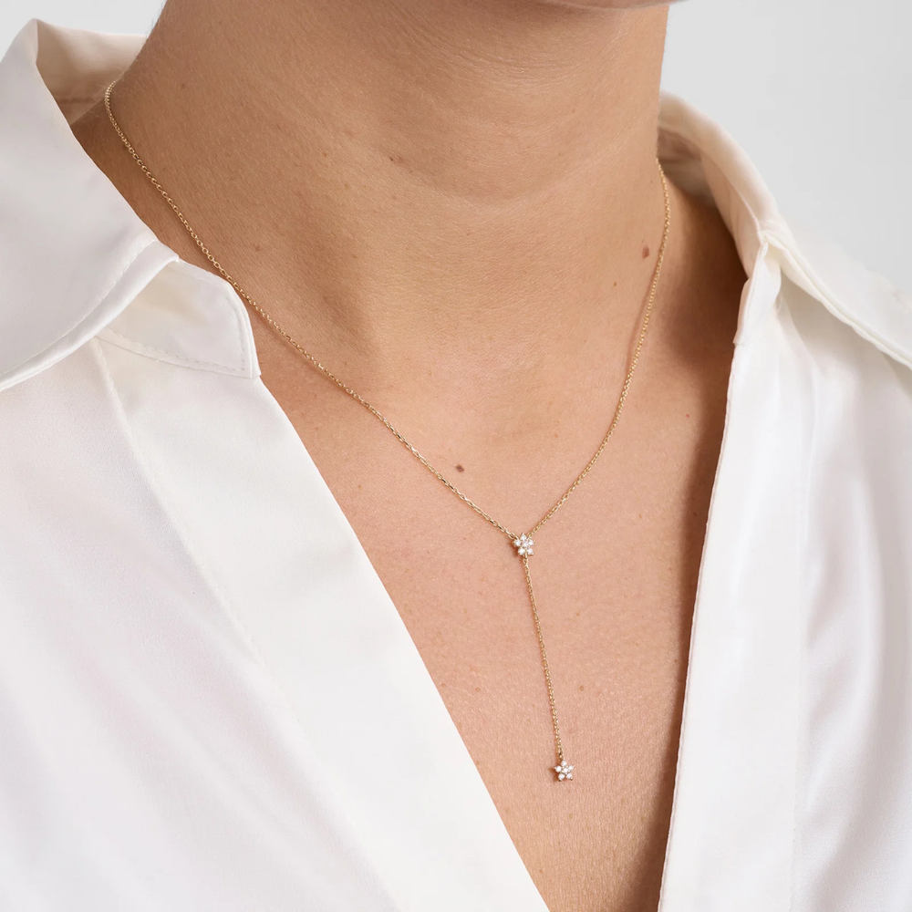 Mads Z - Céleste halskæde i 14 kt. med 0,12 ct brillanter - 1521143