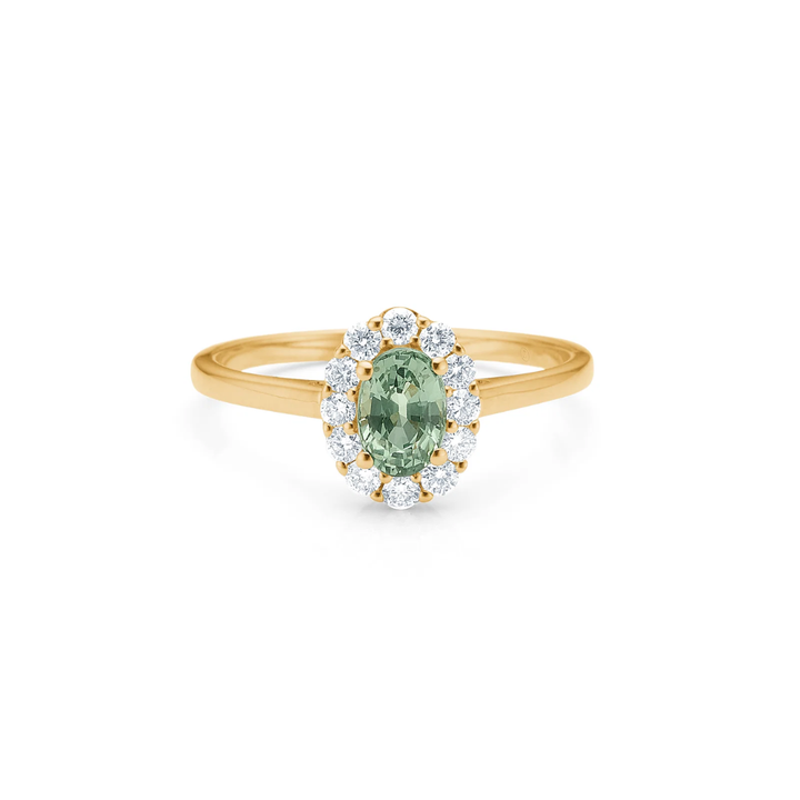 Mads Z - Pastello Elegante ring i 14 kt. med safir og brillanter - 1546003