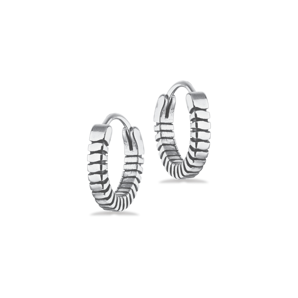 Scrouples - Creoler i oxyderet stål til mænd, 2,7 x 15 mm - 165531
