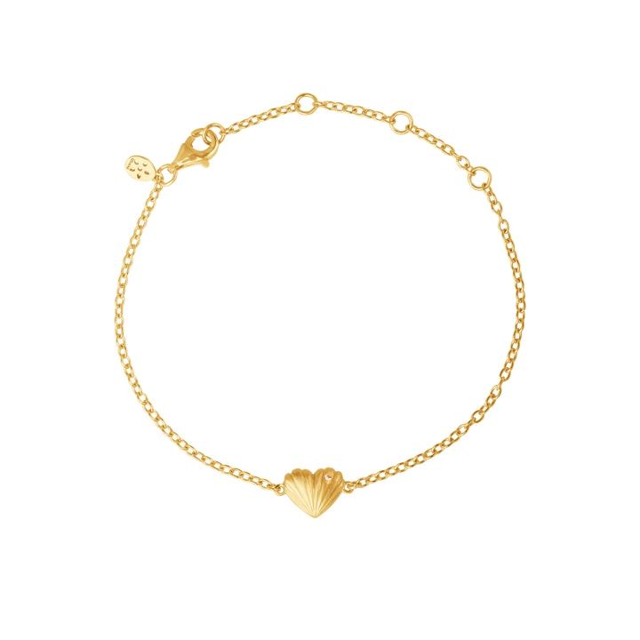 byBiehl - Just love armbånd i guldbelagt sølv - 2-4502-gp