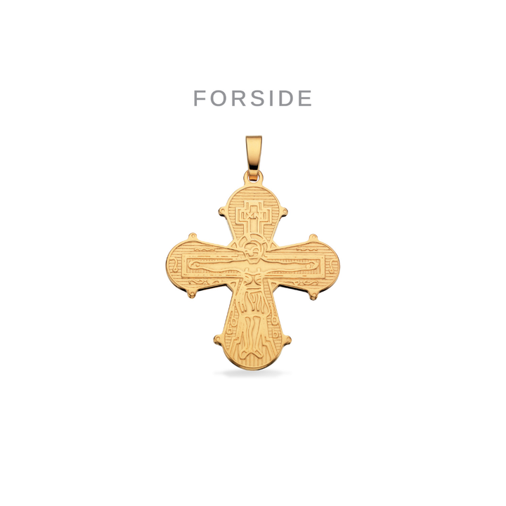 Scrouples - Dagmarkors i 8 kt. guld med De 5, 25 x 22 mm - 20253s