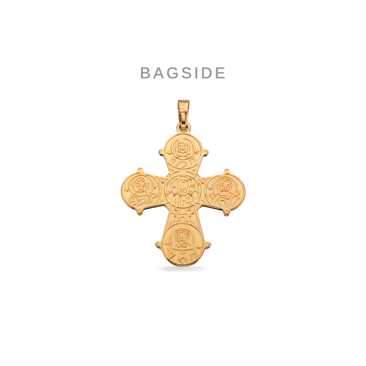 Scrouples - Dagmarkors i 8 kt. guld med De 5, 25 x 22 mm - 20253s