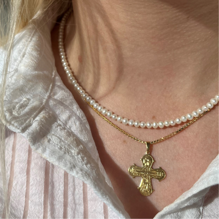Scrouples - Dagmarkors i 8 kt. guld med De 5, 21 x 19 mm - 20233s
