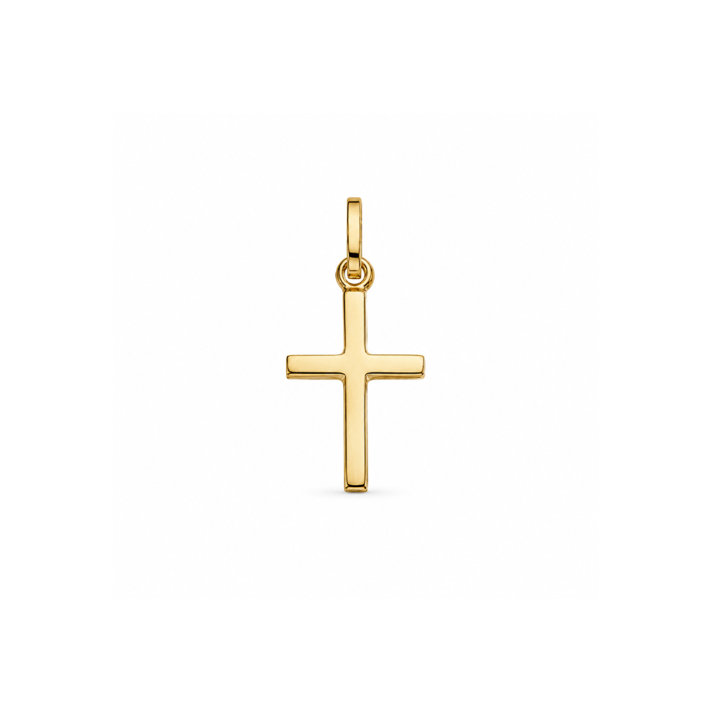 Scrouples - Klassisk kors i 8 karat guld, 15x10mm - 208693s