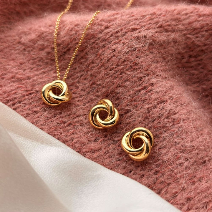 Scrouples - 8kt knude ørestikker - 125173