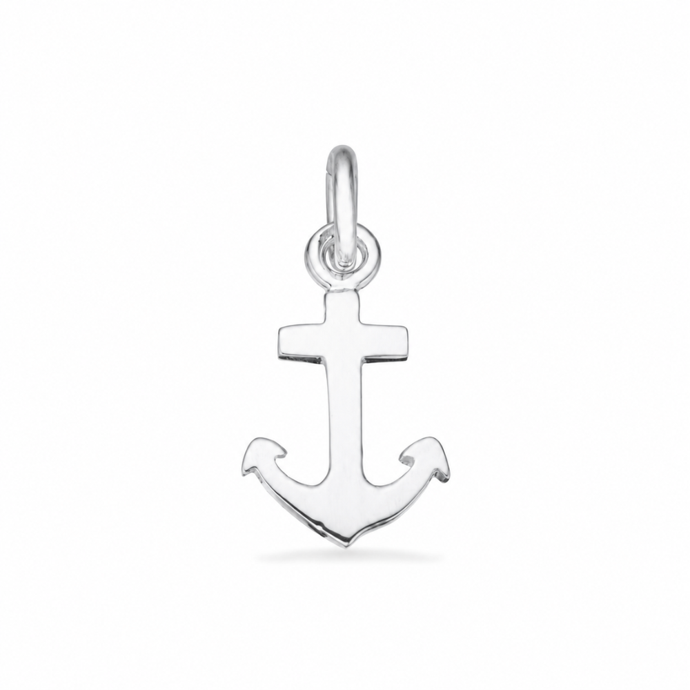 Scrouples - Anker vedhæng i sølv, 15x12mm - 220572s