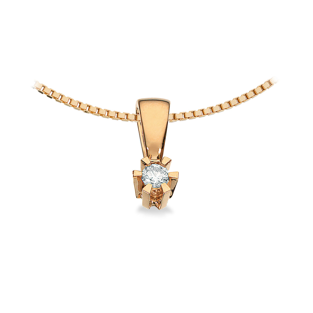 Scrouples - Prinsesse Vedhæng, 0,06ct diamant i guld / hvidguld - 2775,06