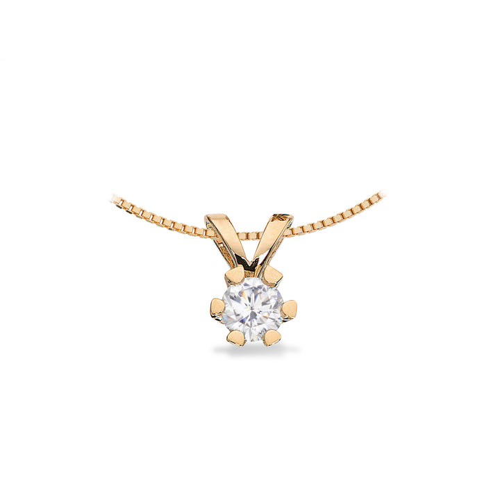 Vida - Guldvedhæng med diamant 0,25ct - 2813,25