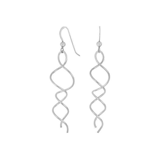 Nordahl - Sølv øreringe med spiral - 30260010900