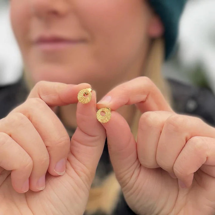 Heiring - Drømmefanger øreringe i forgyldt sølv - 51-4-73fg