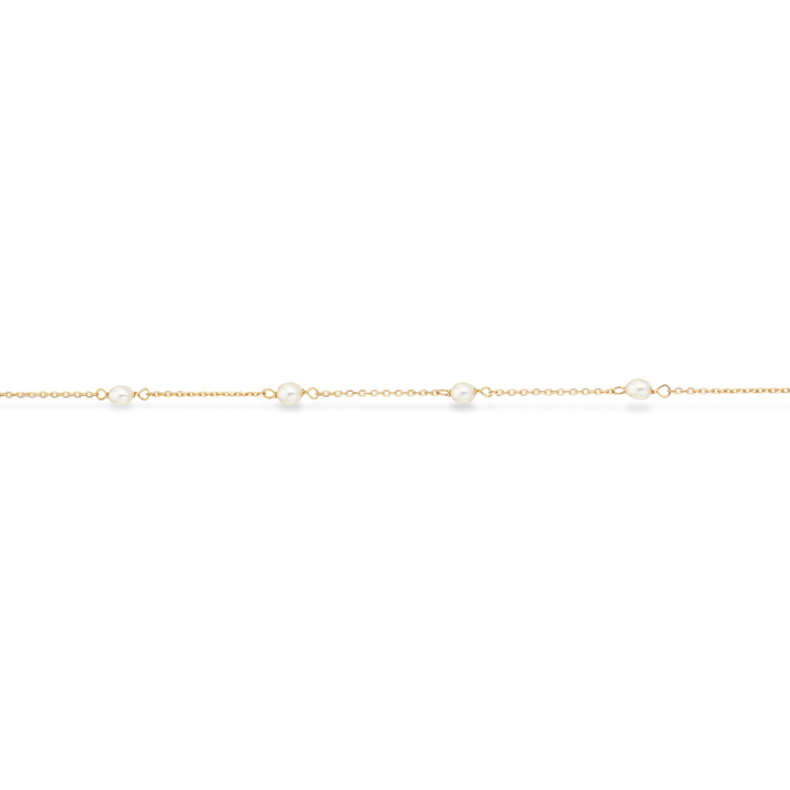 Scrouples - 8 kt. guld armbånd med ferskvandsperler - 34163a,m