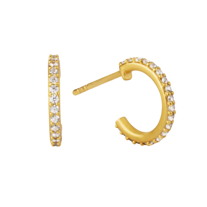 byBiehl - Mini Sparkle Hoop i forgyldt - 4-029a-gp