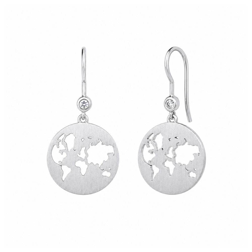 byBiehl - Beautiful World øreringe i sølv - 4-1601-r