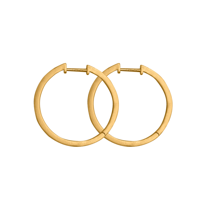 byBiehl - Grace hoops i forgyldt, 25mm - 4-5003-gp