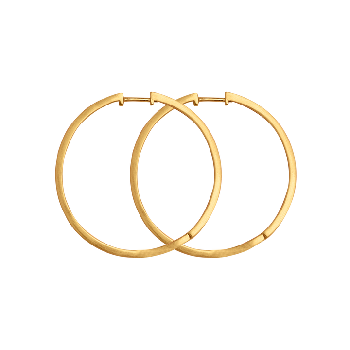 byBiehl - Grace hoops i forgyldt, 35mm - 4-5004-gp