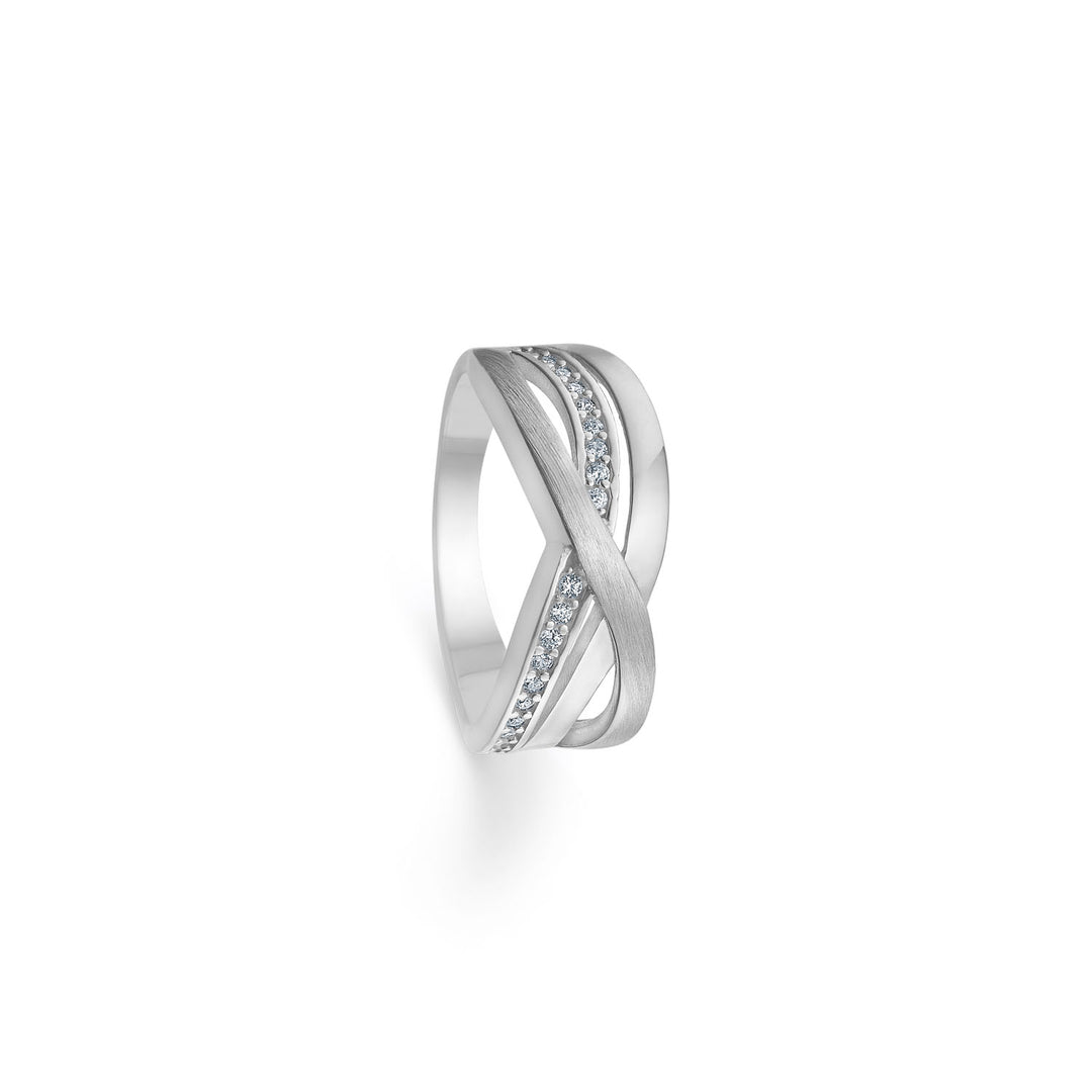 Randers Sølv - Sølv ring med sten - 501708