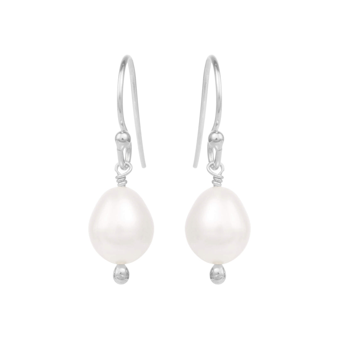SFB - Sølv ørebøjler med perler - 5664-1-900