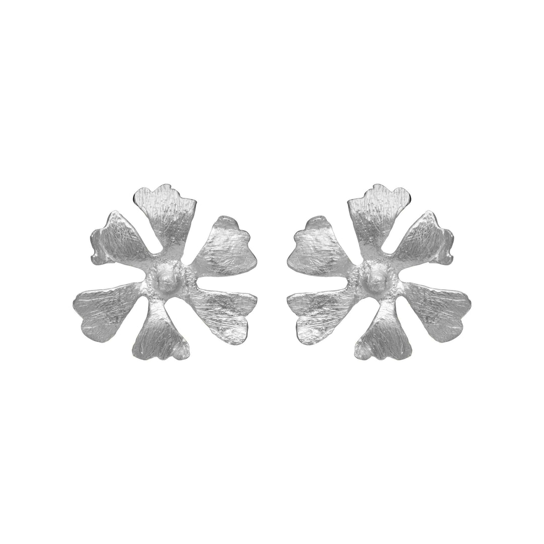 SFB - Sølv ørestikker med blomst - 5706-1-999