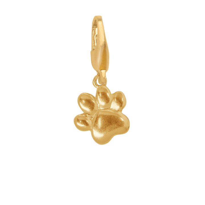 byBiehl - Paw charm i guldbelagt - 7-5210-gp-b
