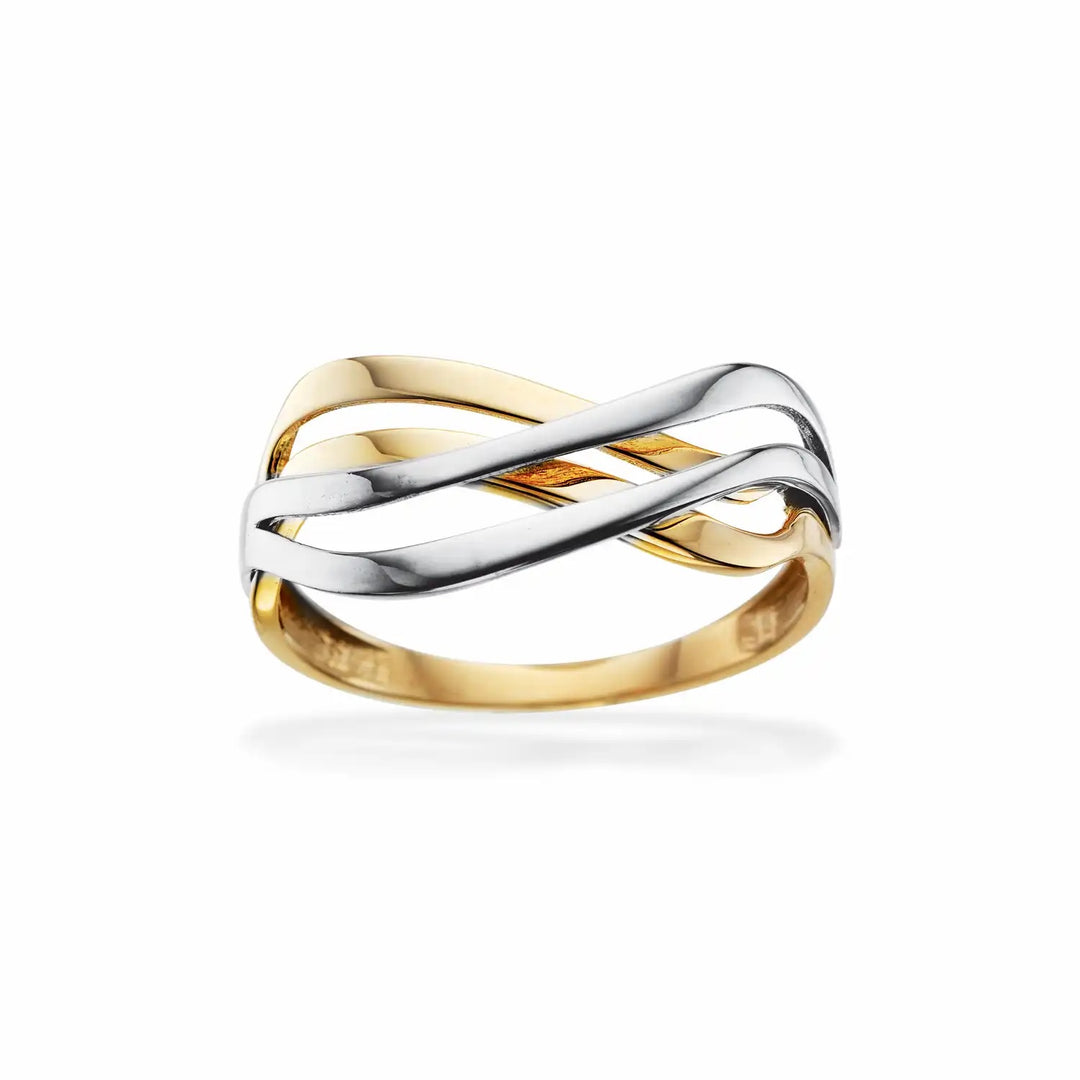Scrouples - 8 karat guld og hvidguld ring - 712114