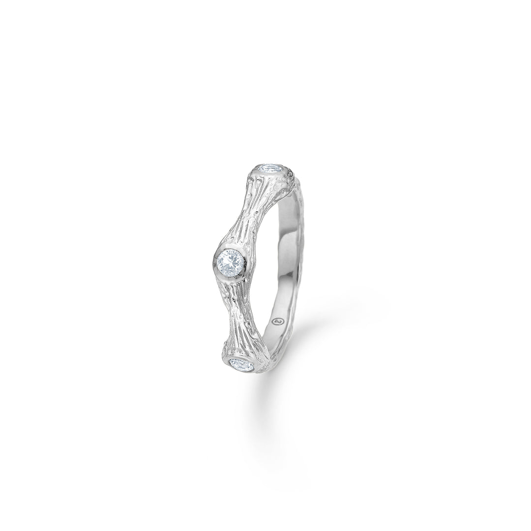 Studio Z - Tangled ring i råt sølv - 7147814