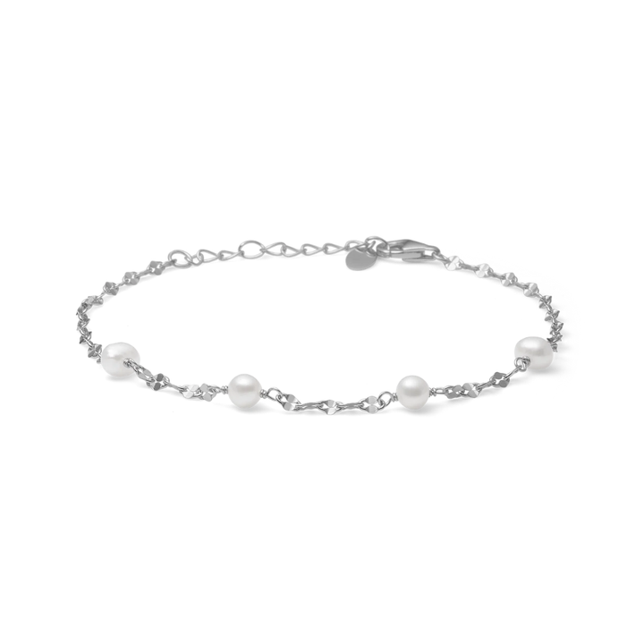 Studio Z - Aurelia Pearl armbånd i sølv med kulturperler - 7153450