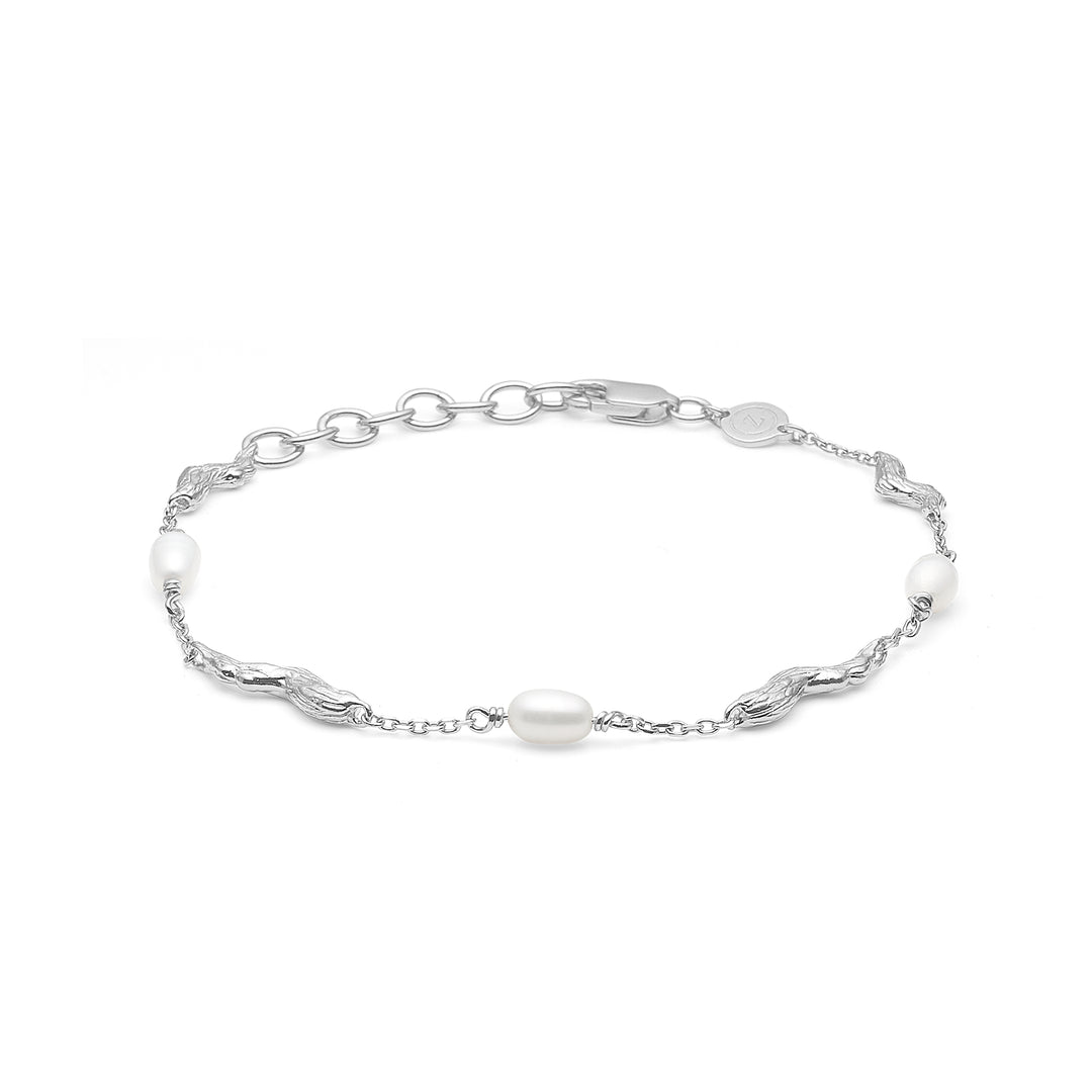 Sudio Z - Tangled sølv armbånd med perler - 7153825