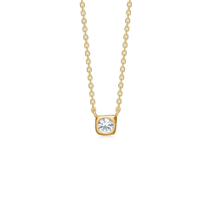 Studio Z - Elera forgyldt hanskæde med sten - 7227955