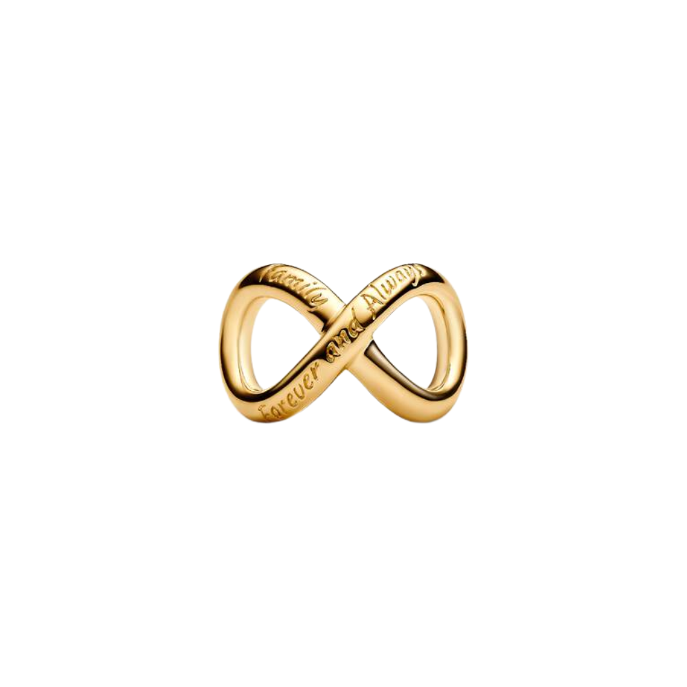Pandora - Familie Uendeligheds Charm i Forgyldt - 763243c00