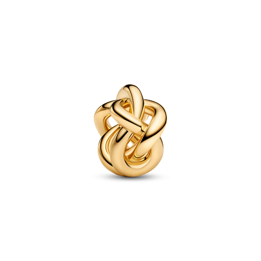 Pandora - Uendelighedsknude Charm i forgyldt - 763755c00