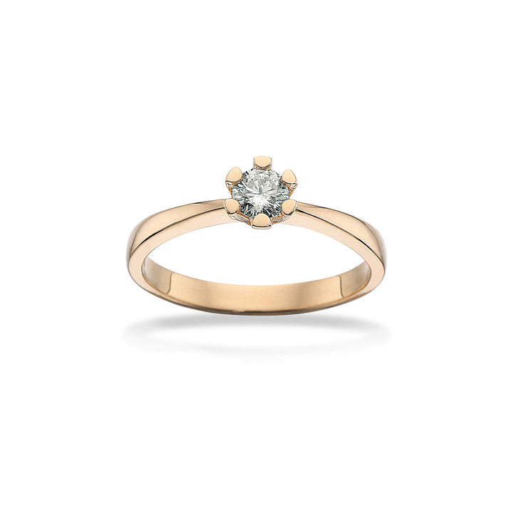 Vida - Guld ring med diamant 0,25ct - 7813,25