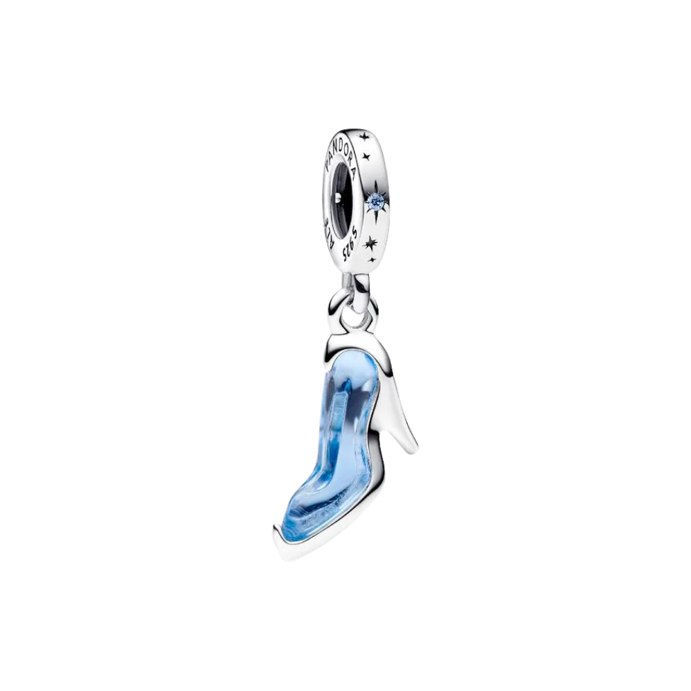Pandora - Disney Askepots glassko charm i sølv - 793071c01