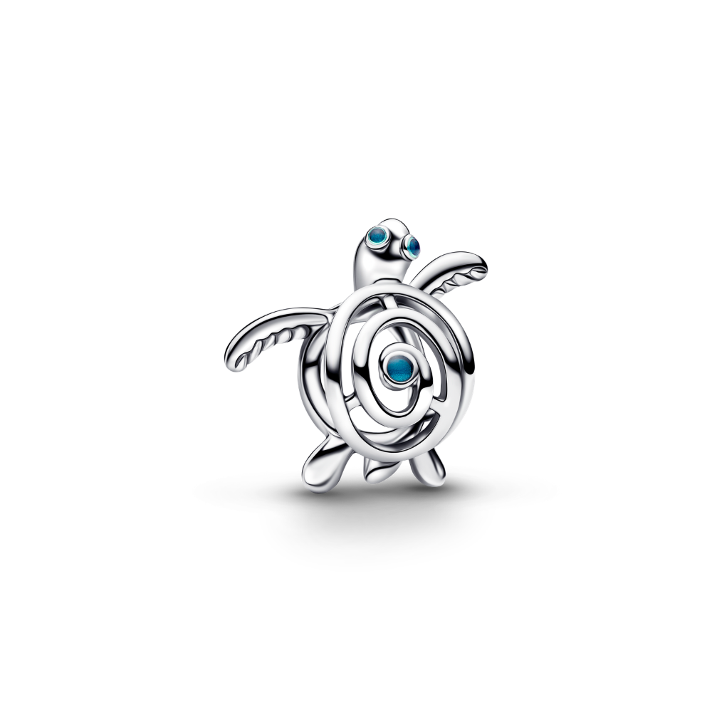 Pandora - Openwork Havskildpadde charm i sølv - 794697c01