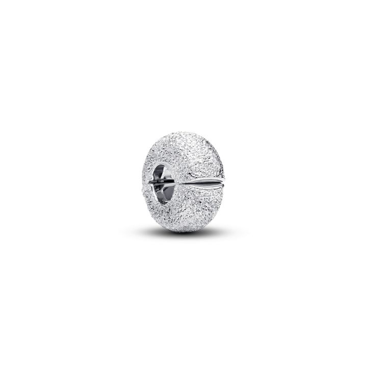 Pandora - Tekstureret Mini Klemmeled i sølv - 794771c00