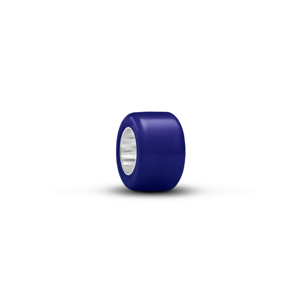 Pandora - Blåt Muranoglas Minicharm i sølv - 794773c01