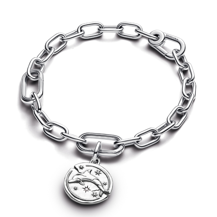 Pandora - Delfin Medaljon Charm i sølv - 794807c01