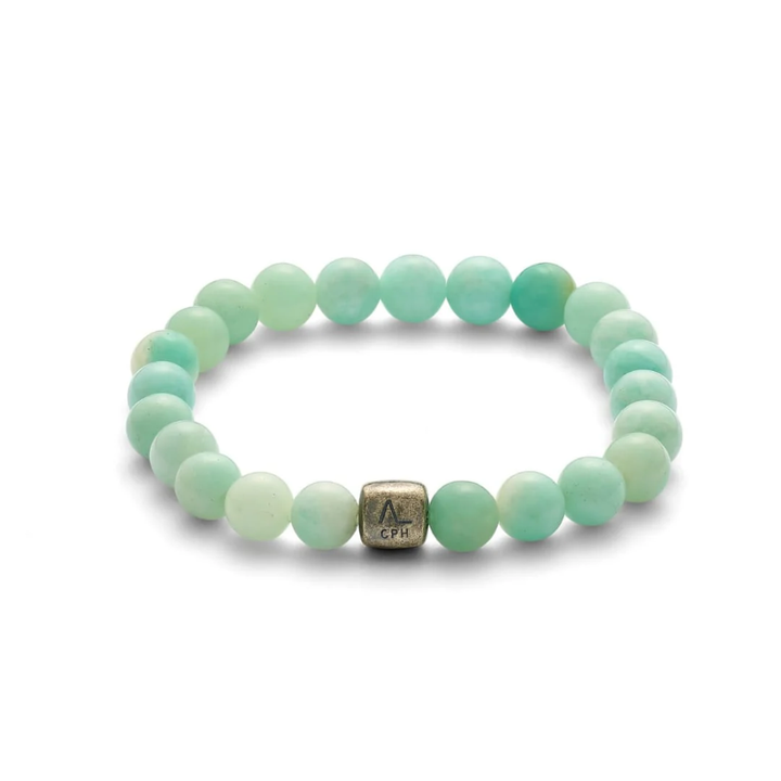 Alexander Lynggaard  - Armbånd med Amazonite, 8mm - c00020