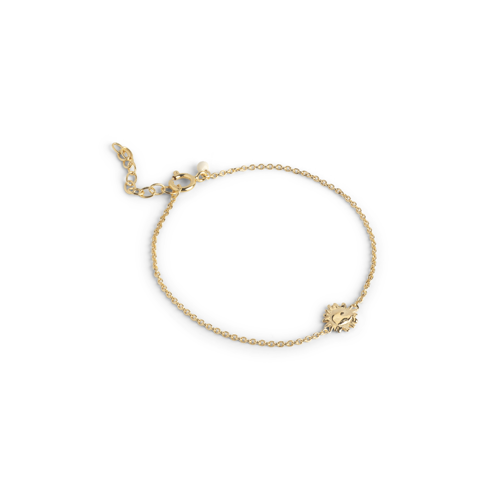 Enamel - Sunshine armbånd i forgyldt sølv - B146G