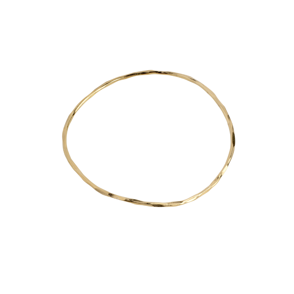 Enamel - Organic Arena Bangle armring i forgyldt sølv - B158G