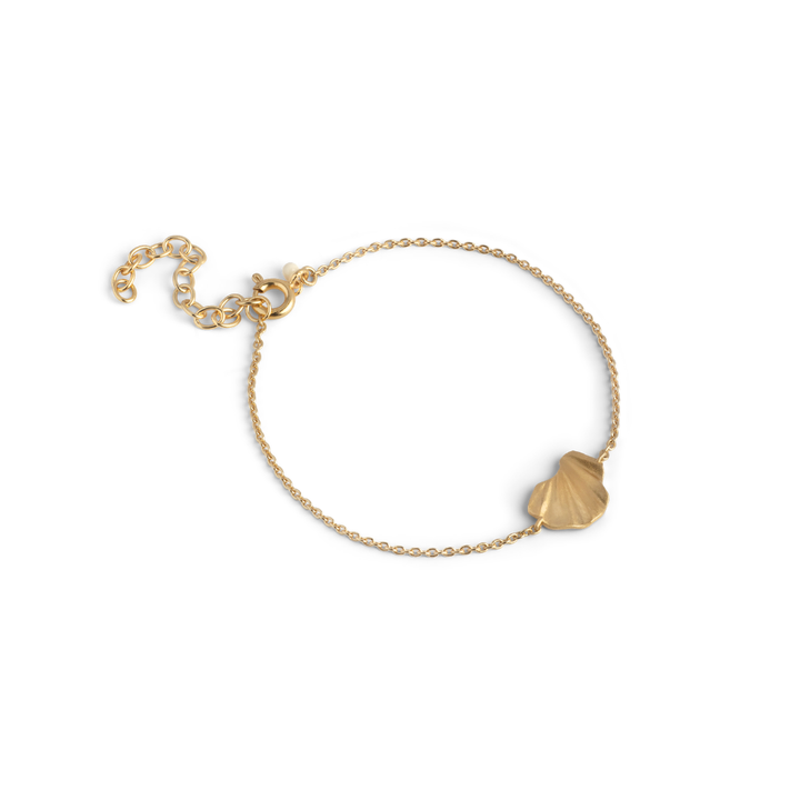 Enamel - Wave armbånd i forgyldt messing - B163GB