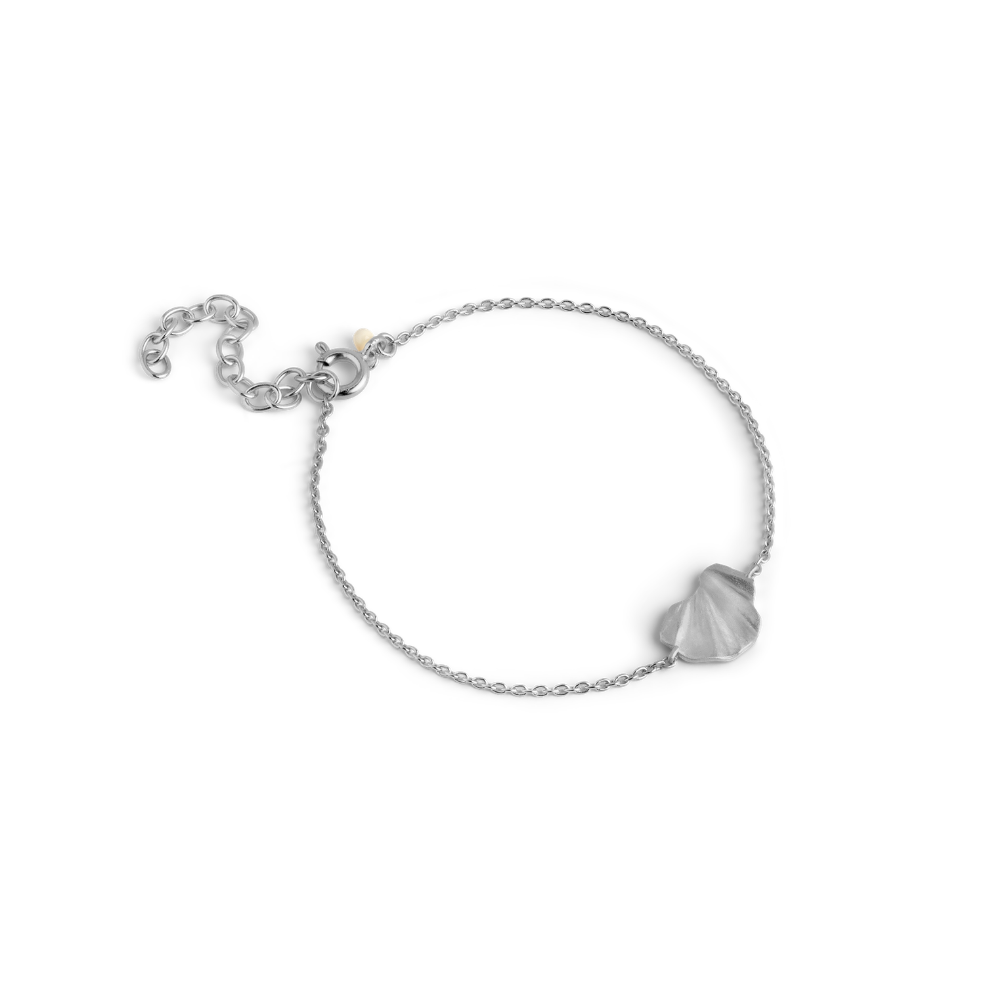 Enamel - Wave armbånd i forsølvet messing - B163SB