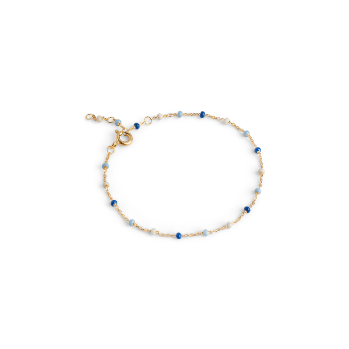 Enamel - Lola Marine armbånd i forgyldt - B66G_2-Marine